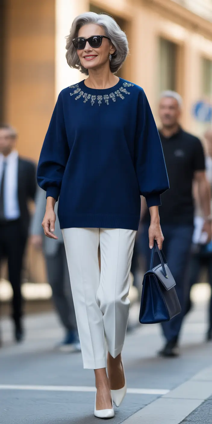 Spring Dressing Over 50 Quiet Statement Dressing for Busy Streets