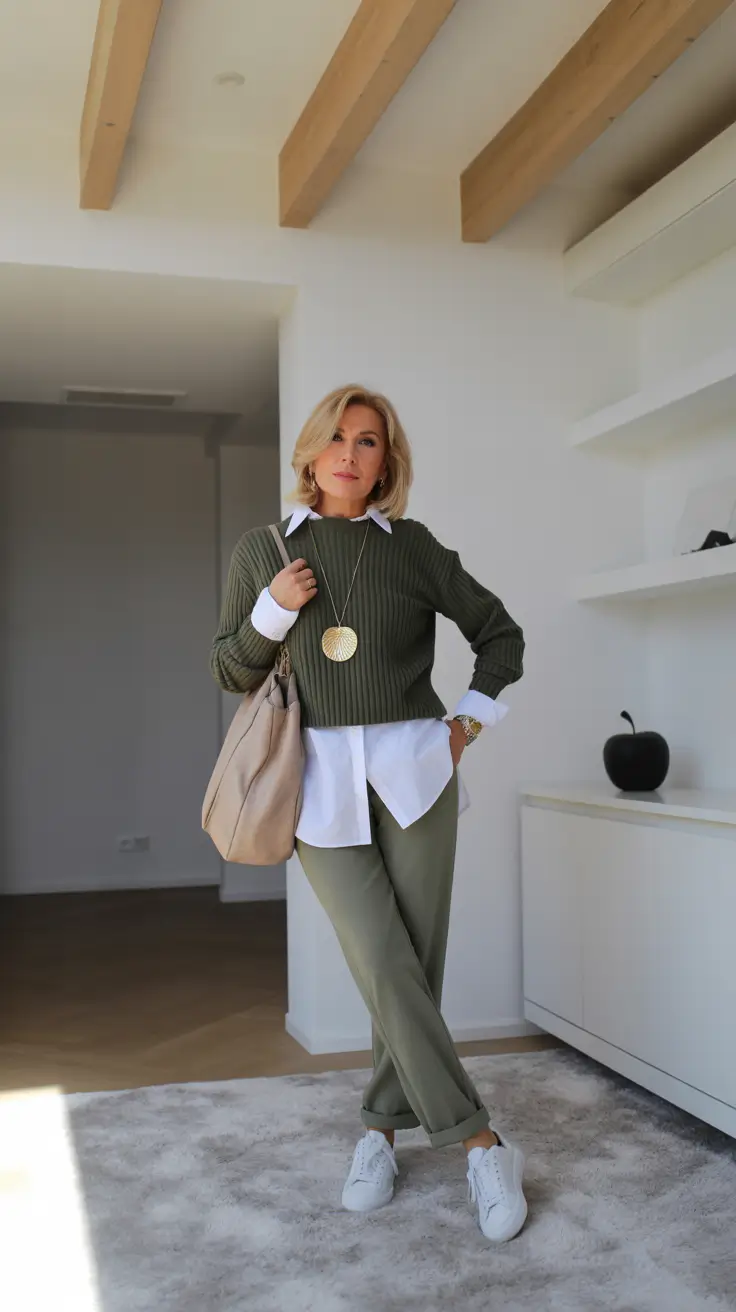 Spring Dressing Over 50 Relaxed Layers That Close the Season Beautifully