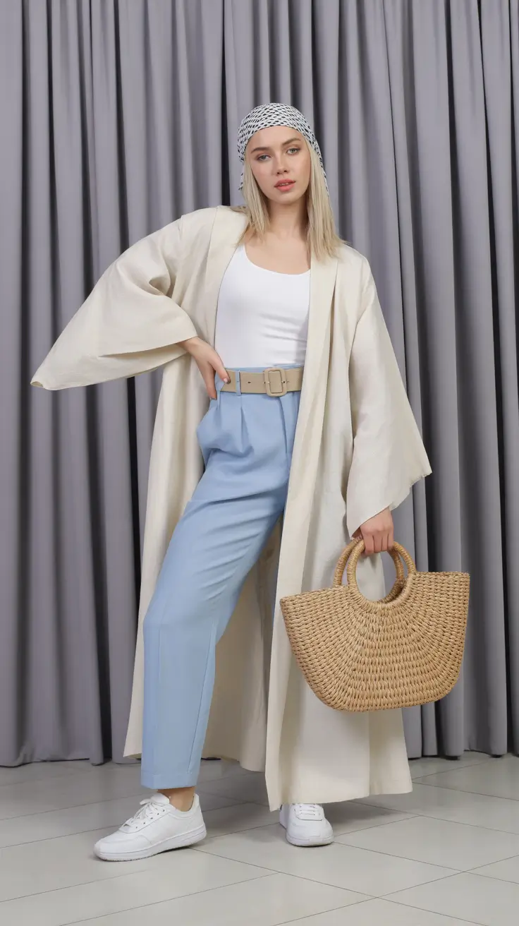 spring jeans outfit Soft Tailoring Meets Denim Calm