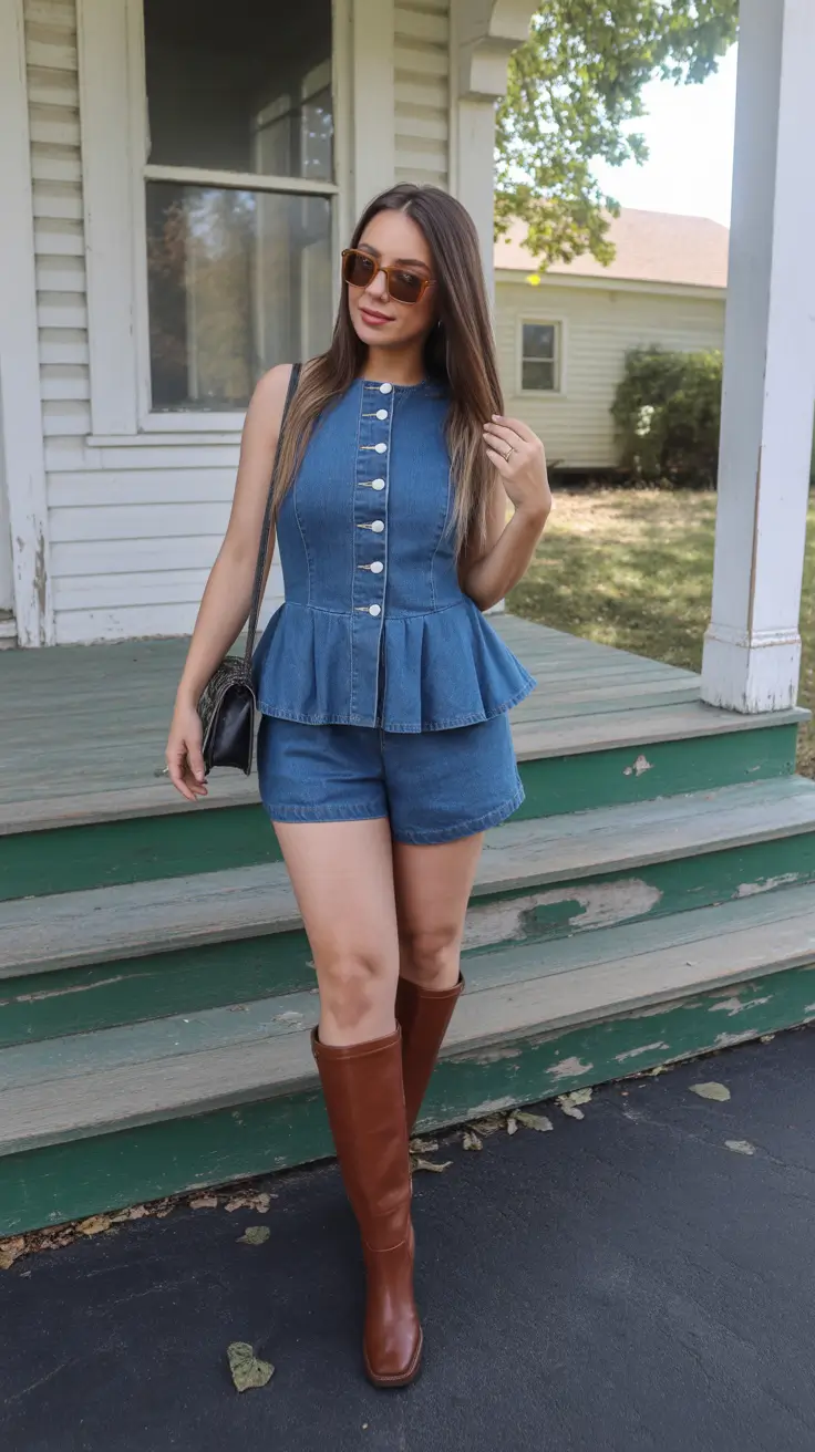 spring jeans outfit Denim Dress Moments for Soft Spring Days