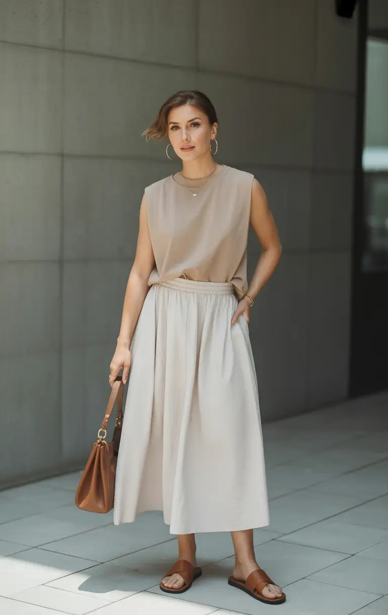 spring outfits Soft Neutrals for Slow Spring Days