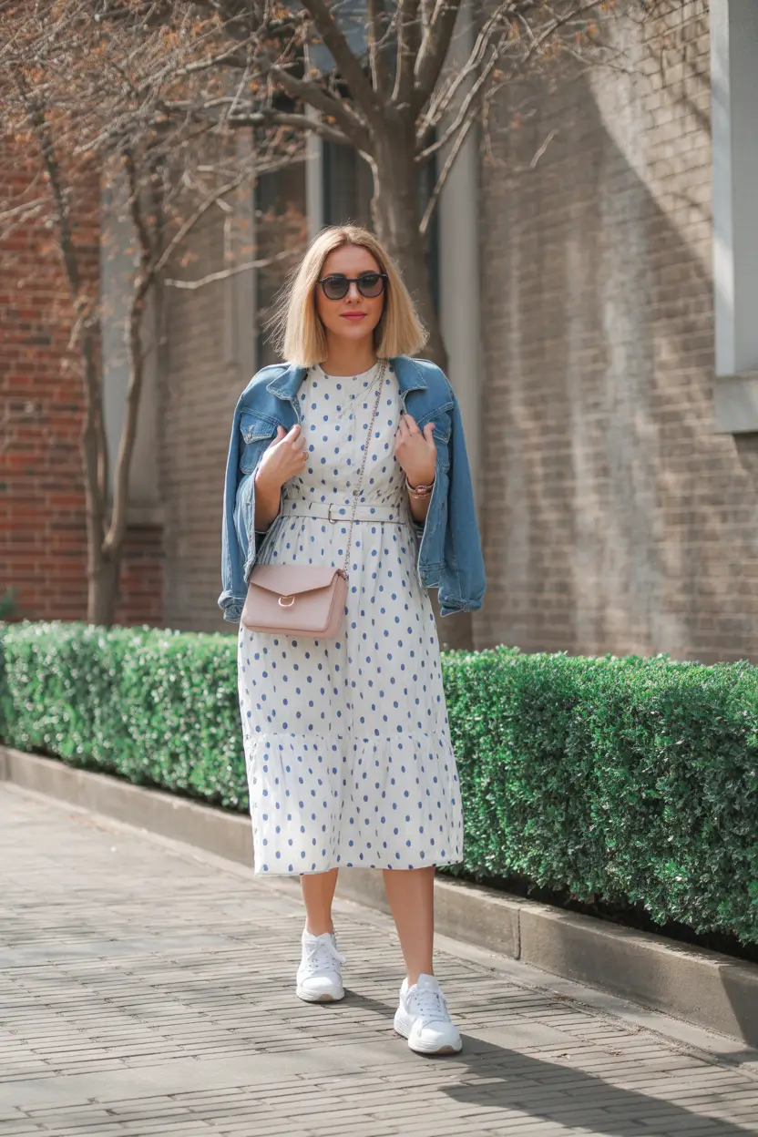 spring outfits Soft Prints for Everyday Spring Walks