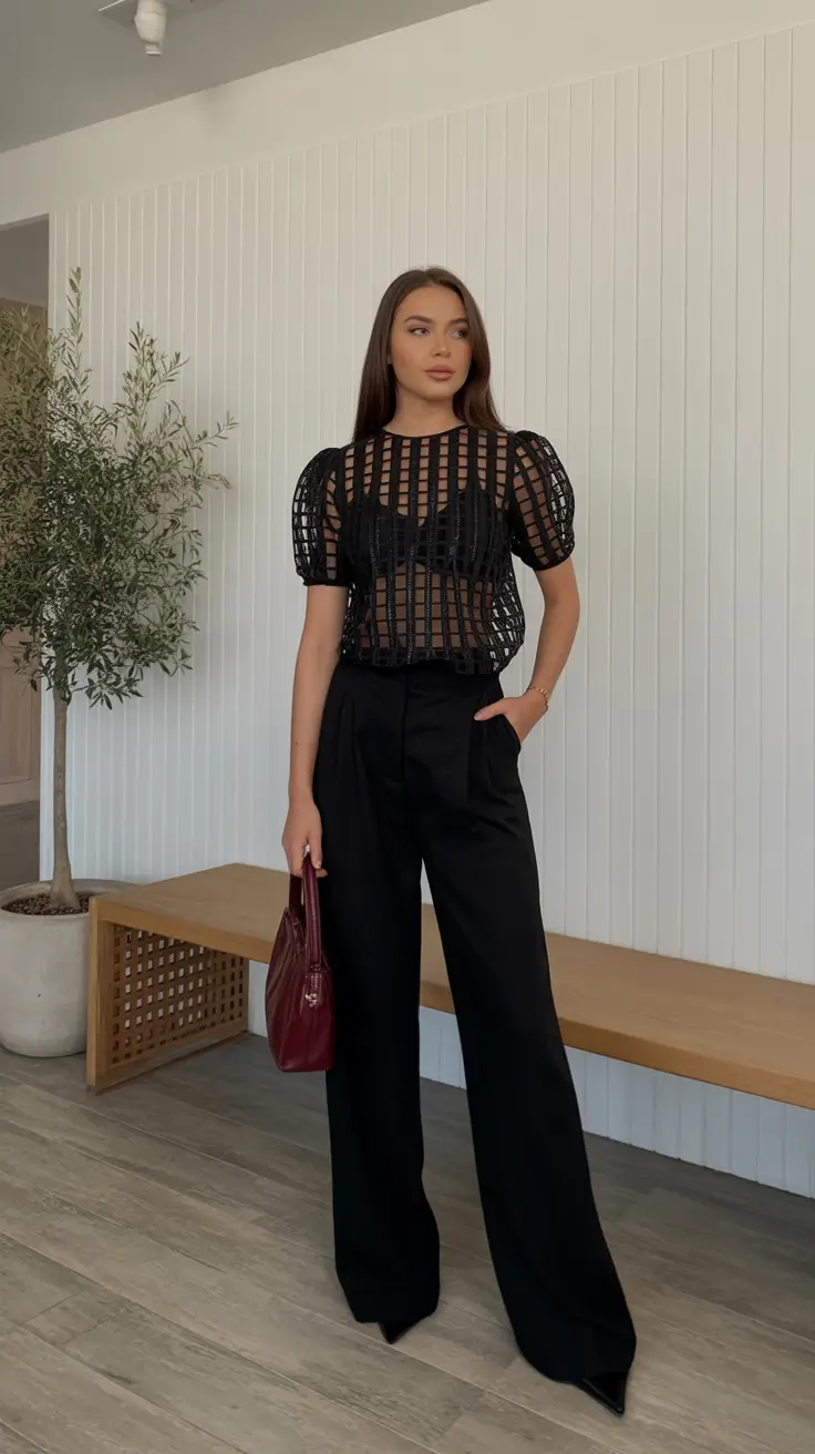 spring outfits Evening Elegance With a Modern Twist