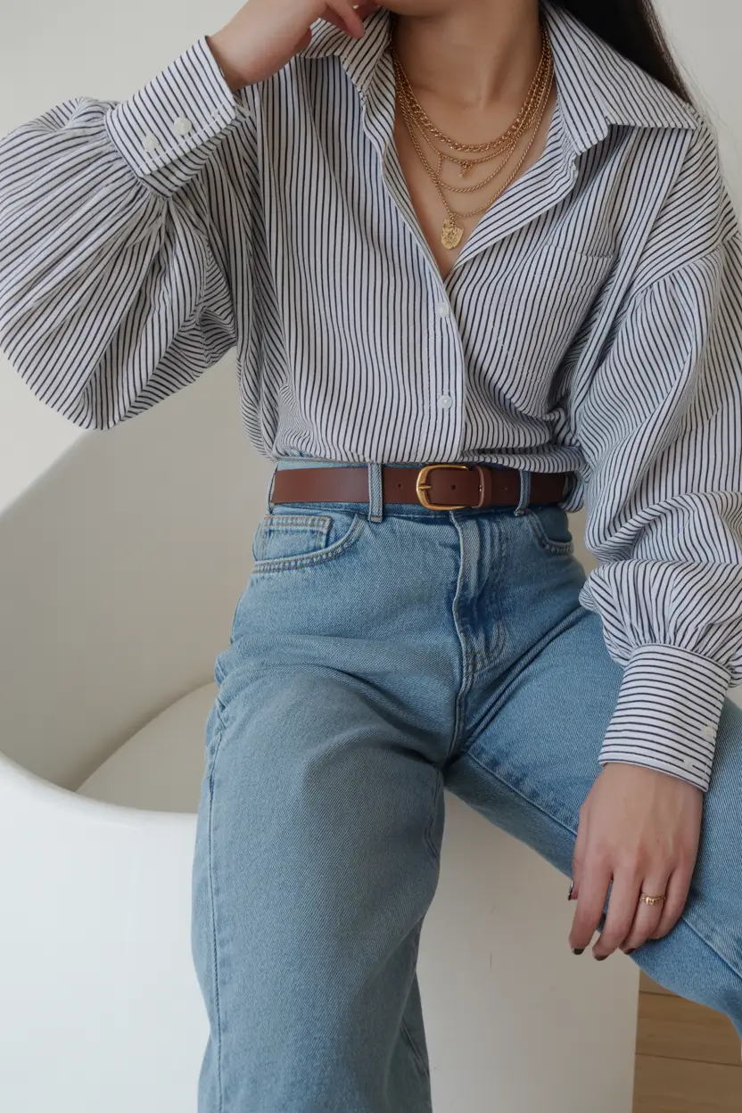 spring outfits Relaxed Stripes and Everyday Ease