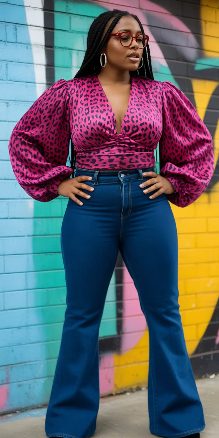 spring outfits black women Wild Prints and Bold Volume for the Days You Want Attention