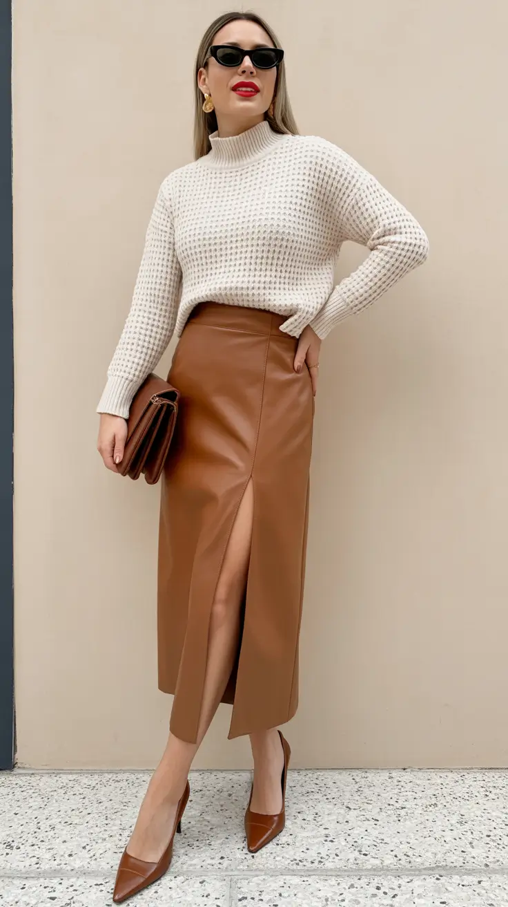 spring transition outfits Textured Neutrals That Feel Polished but Approachable
