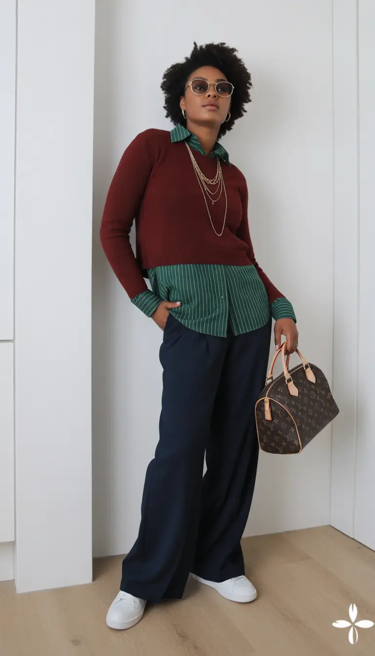 spring transition outfits Layered Color for Modern Workday Confidence