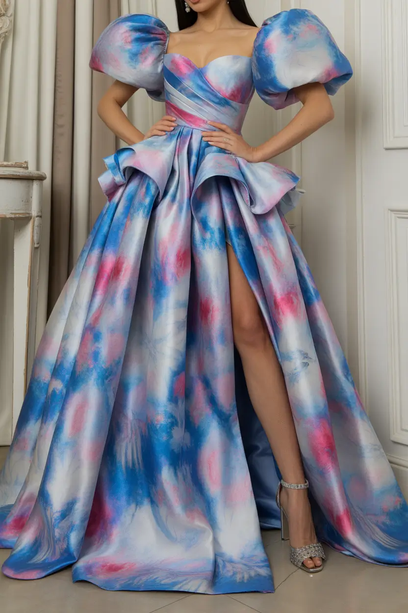 spring wedding guest outfit Artful Color for Fashion-Forward Guests