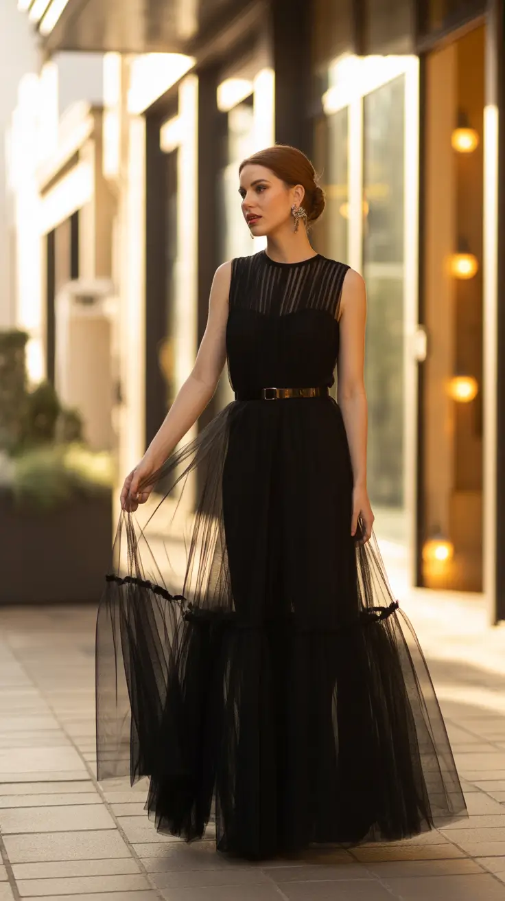 spring wedding guest outfit Black for Spring, Done Right