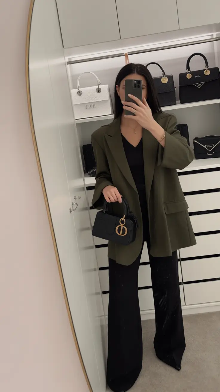 winter to spring outfits Modern Evening Ease With a Tailored Finish