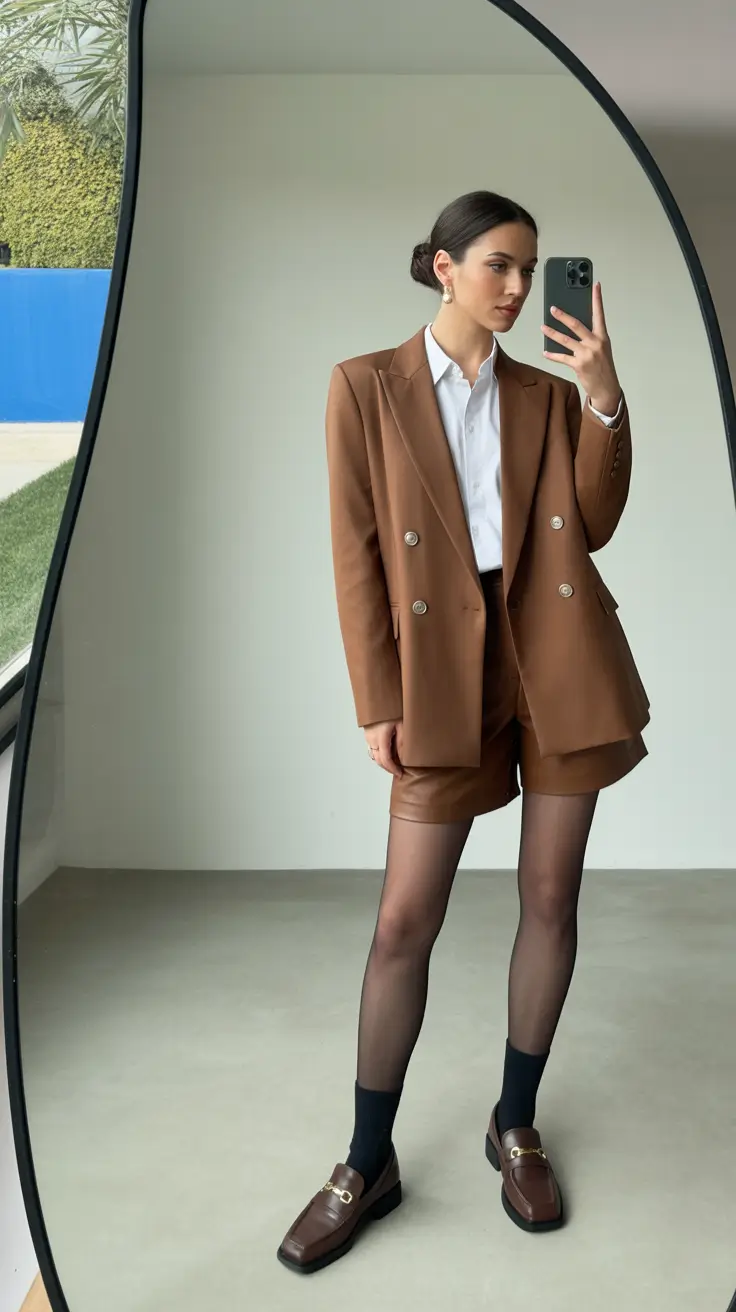 spring business casual outfits Tailored Shorts Spring Confidence