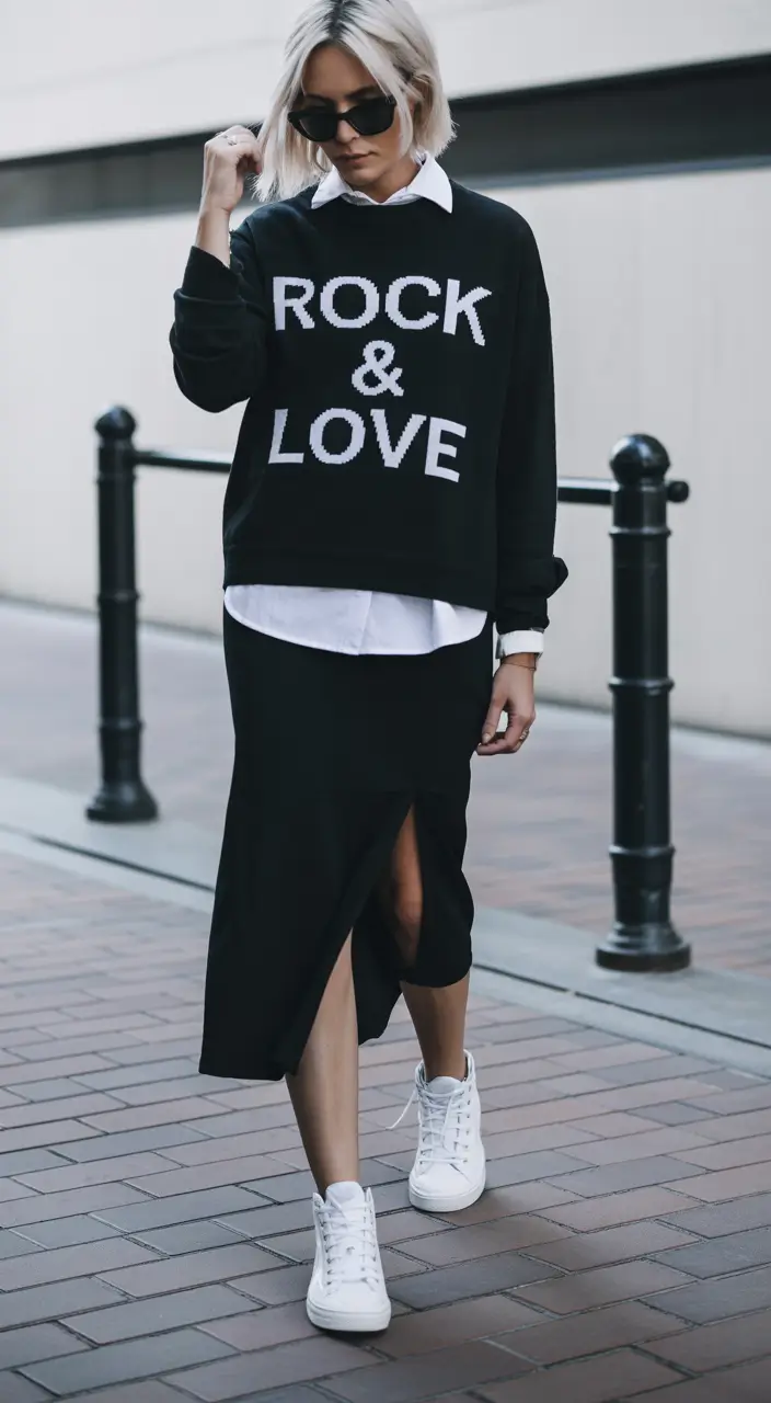 Spring Capsule Wardrobe Graphic Layering