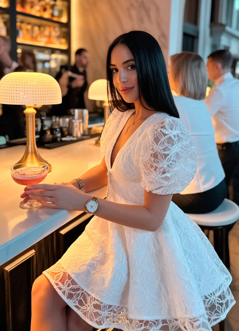 spring going out outfits White Lace Going-Out Dresses Made for Nights That Feel Special