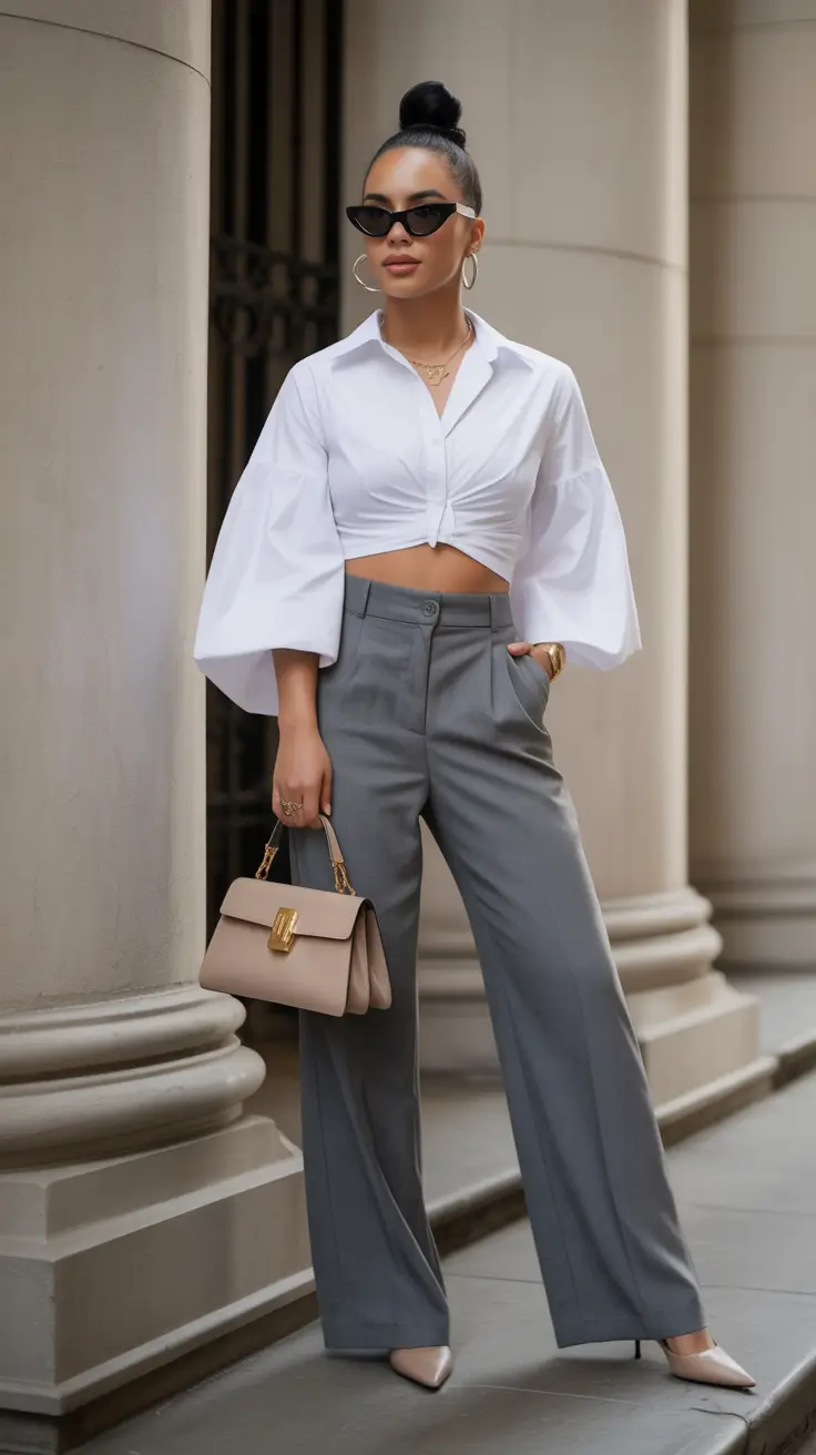 Spring Capsule Wardrobe Modern Tailoring Look