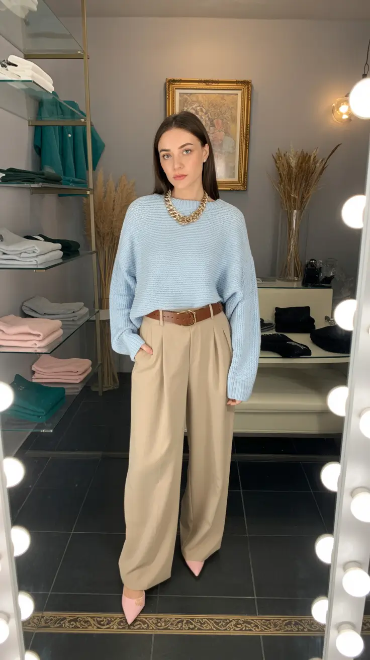 Spring Capsule Wardrobe Soft Color Classic Look