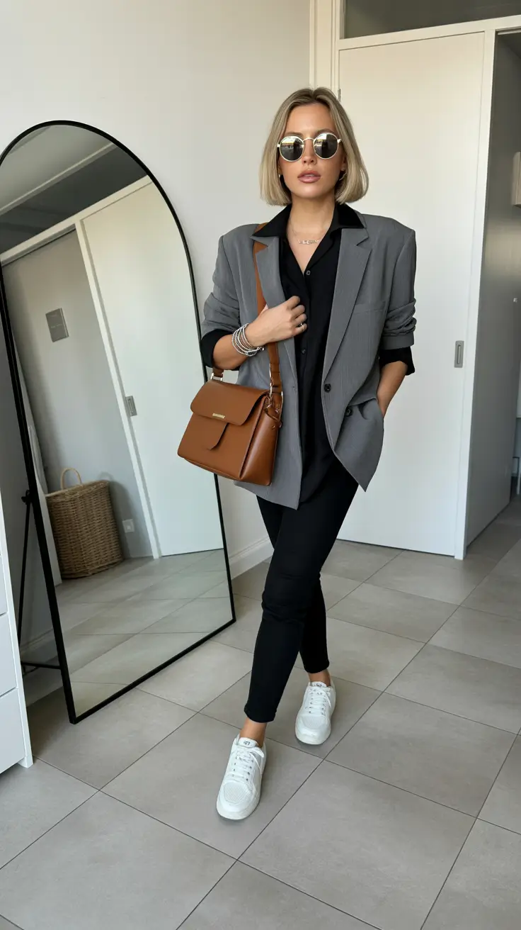 Spring Capsule Wardrobe Relaxed Tailoring Look