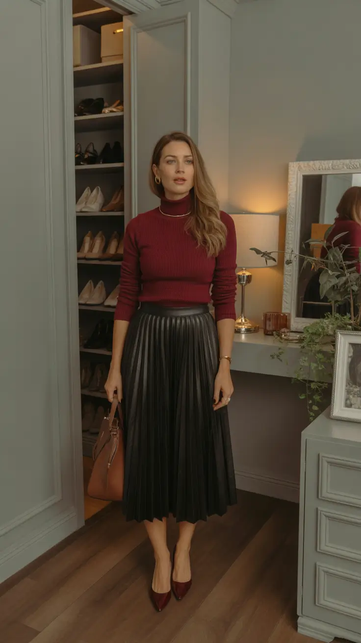 Spring Outfits for Women Over 40 Elegant Knits and Pleats That Feel Timeless