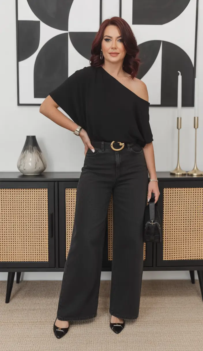 Spring Outfits for Women Over 40 Minimal Black With a Bold Modern Attitude