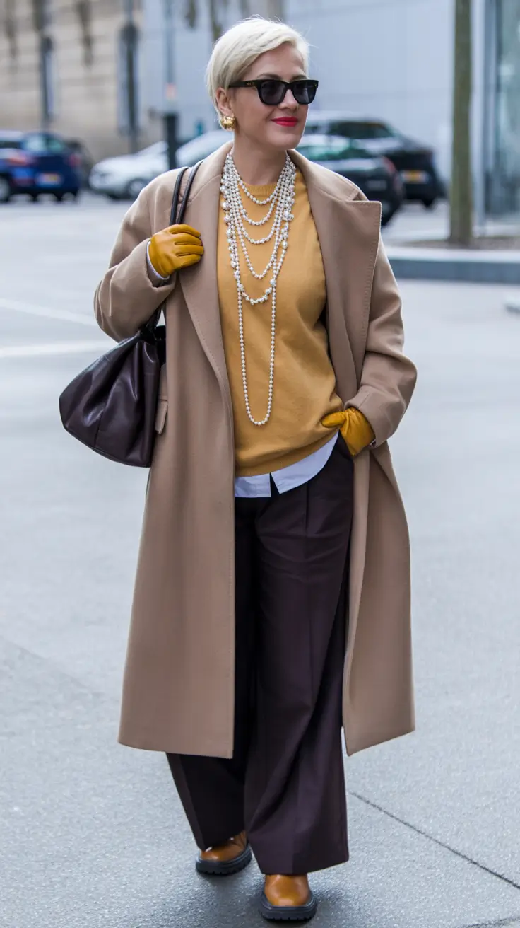 Spring Outfits for Women Over 50 Layered Neutrals With a City-Ready Sensibility