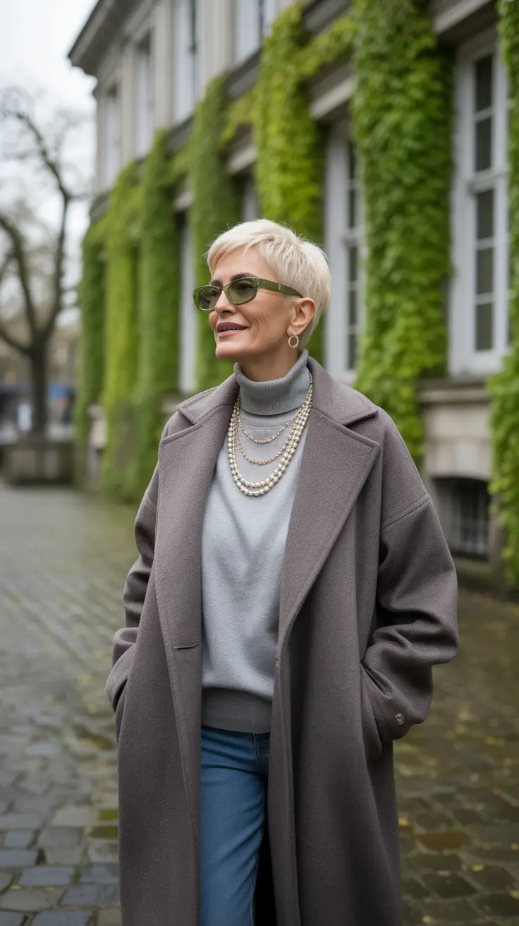 Spring Outfits for Women Over 50 Timeless Neutrals and Pearls for City Elegance