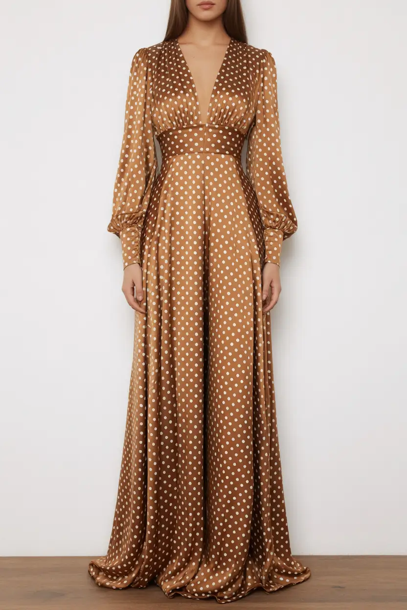 spring wedding outfit Chocolate Polka Dots and Old-School Romance