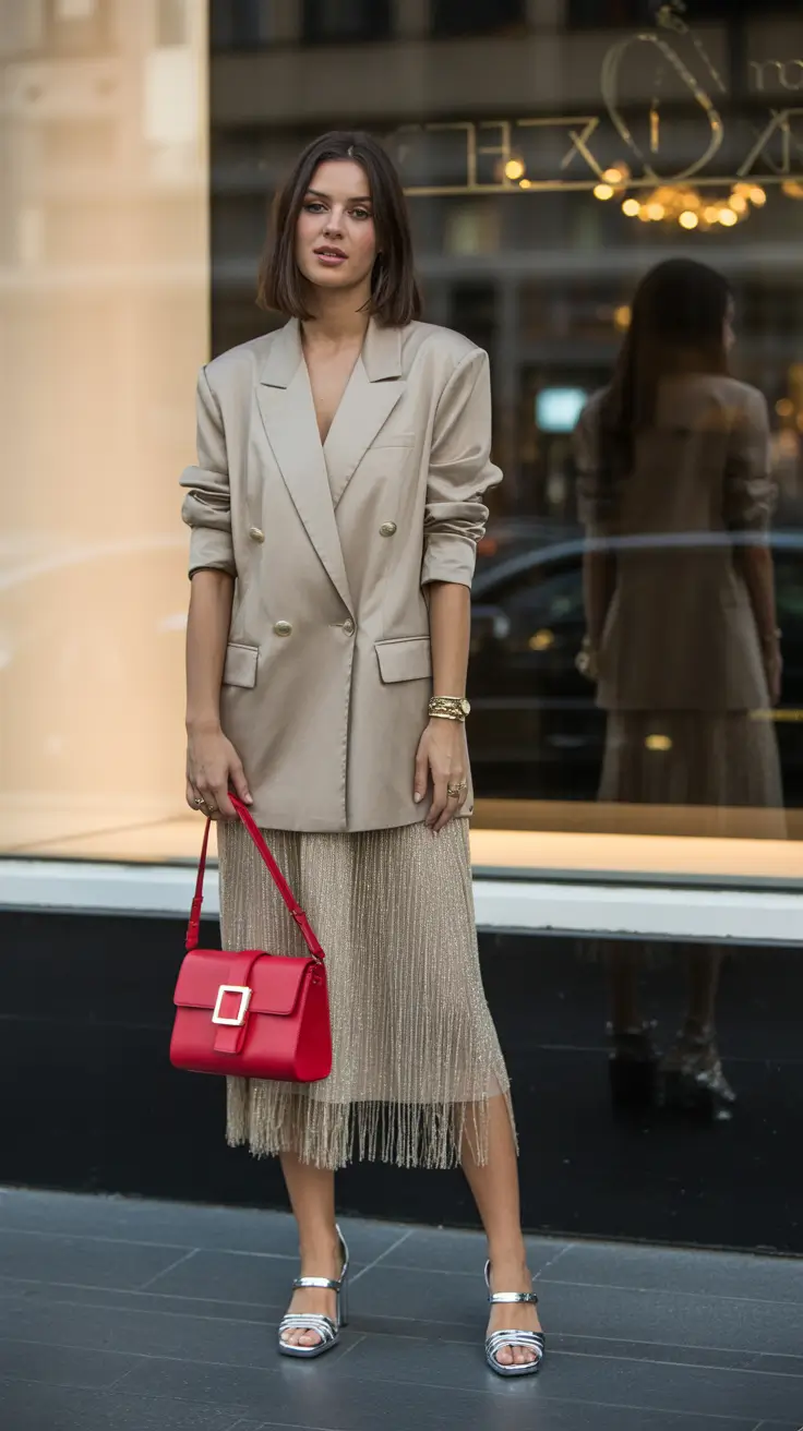 spring wedding outfit Relaxed Tailoring with a City Wedding Attitude