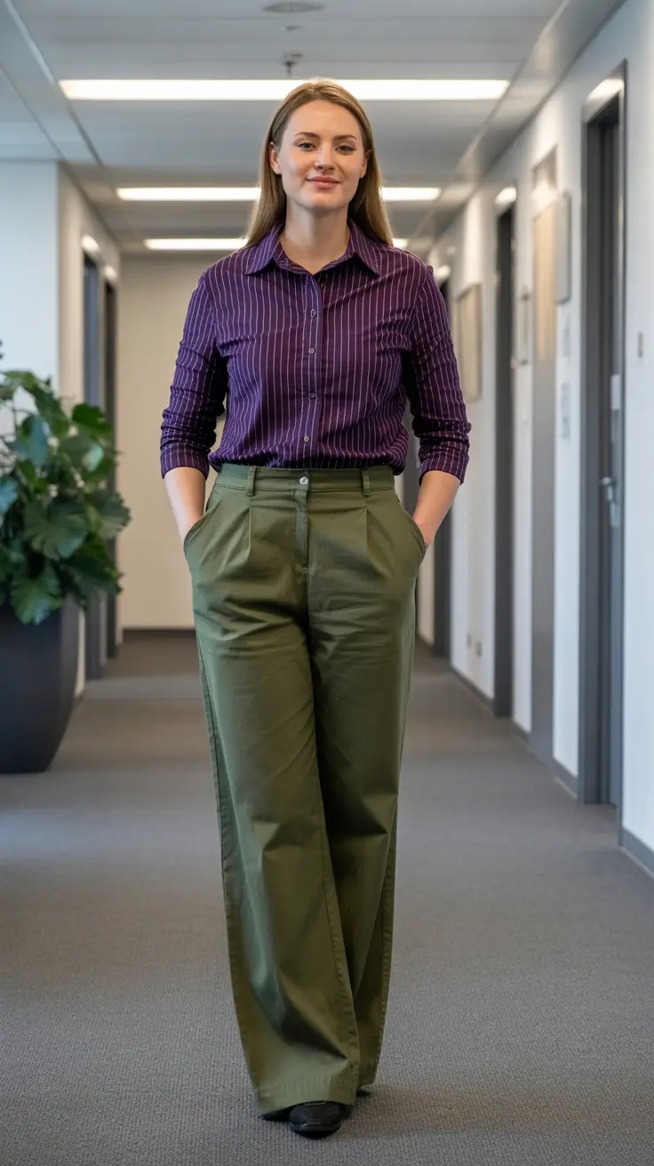 Spring 2026 Workwear Everyday Authority - Stripes and Utility Green