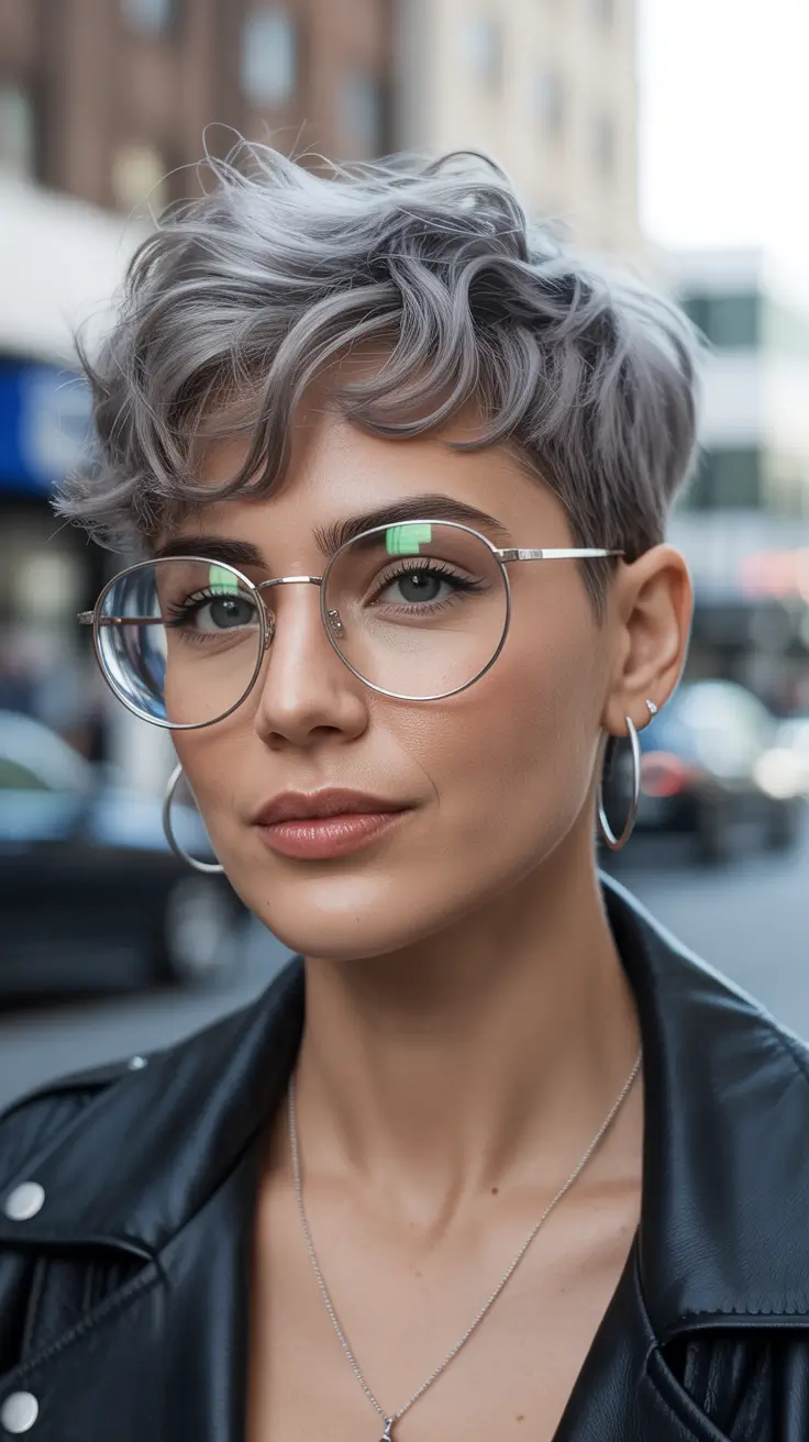 spring haircuts Silver Wave Pixie - The Street-Style Star of Spring
