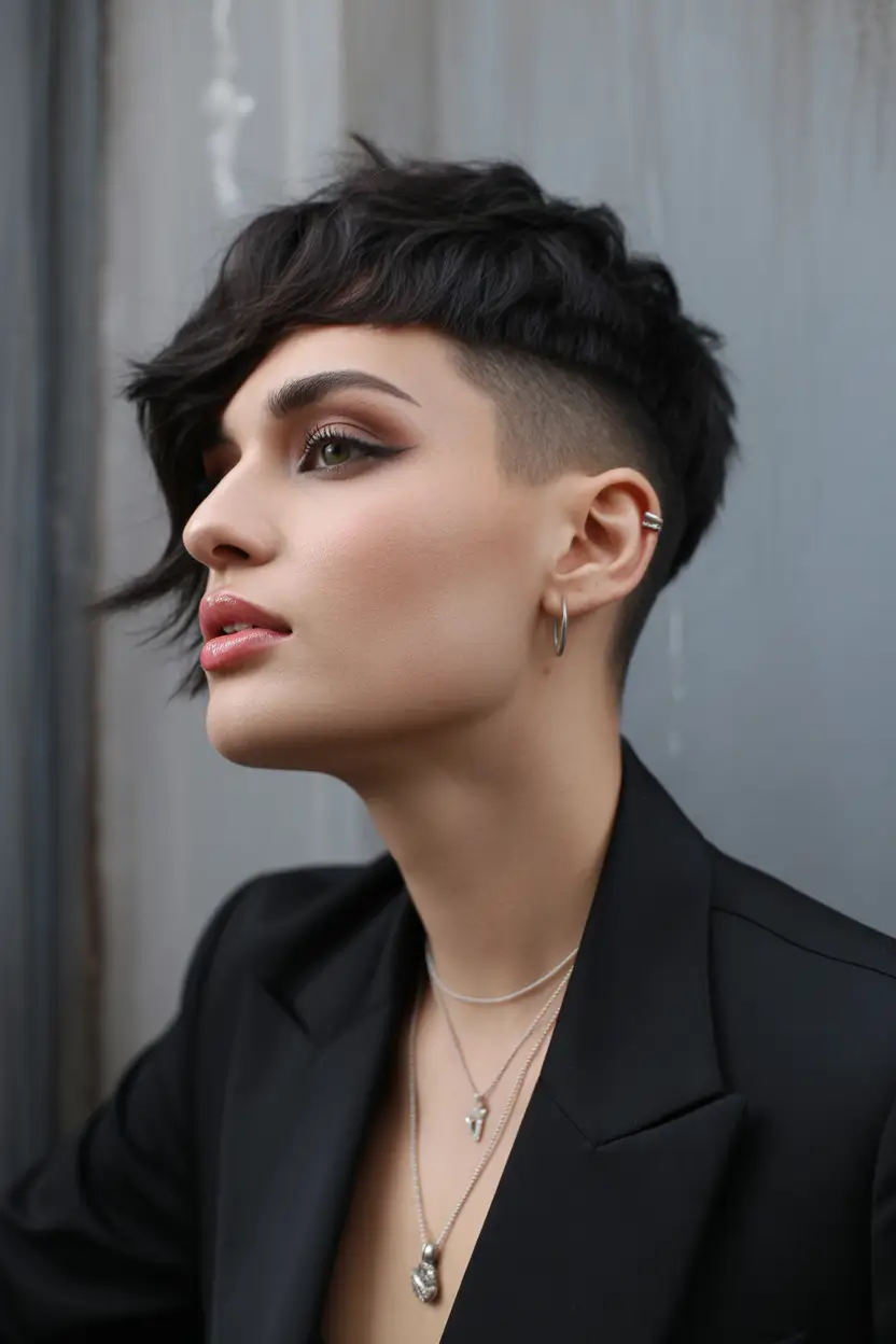 spring haircuts Undercut Pixie With Volume - A Little Edge, A Lot of Style
