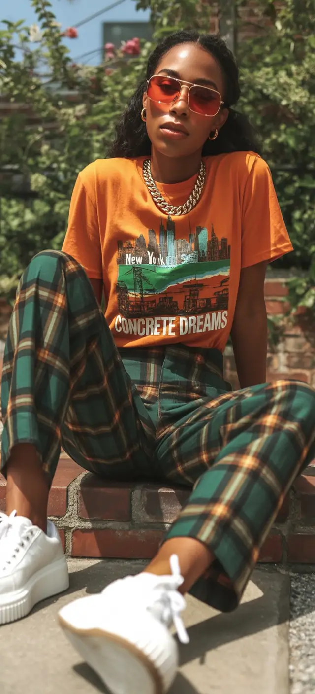 nyc spring outfits Graphic Street Style with Playful Spring Energy