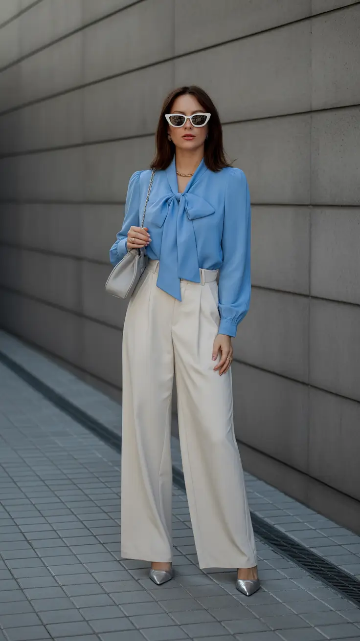 spring outfit for Monday Soft Feminine Structure with Modern Ease
