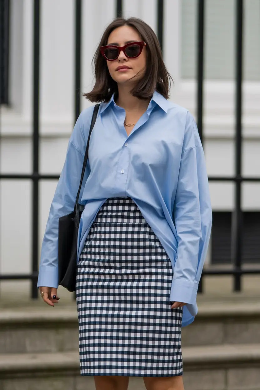 spring outfit for Monday Classic Patterns with Everyday Confidence