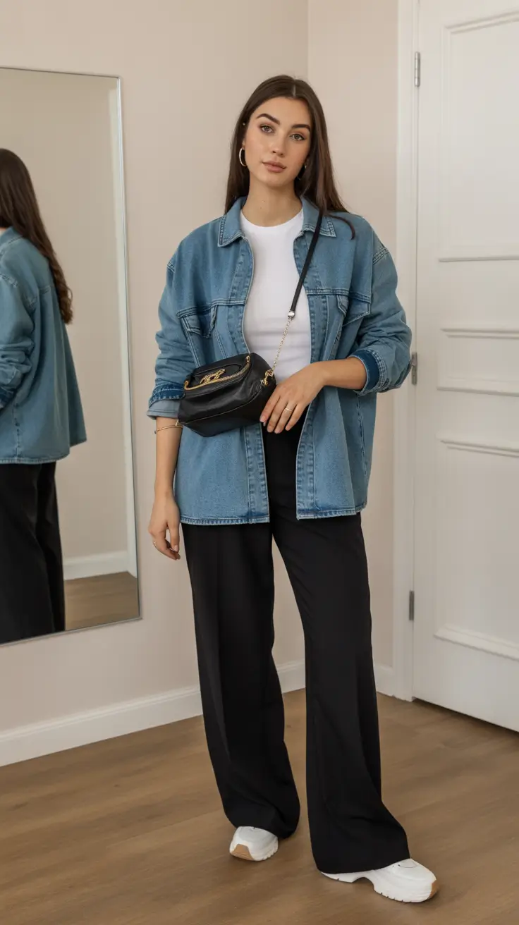 spring outfit for Monday Minimal Layers That Mean Business