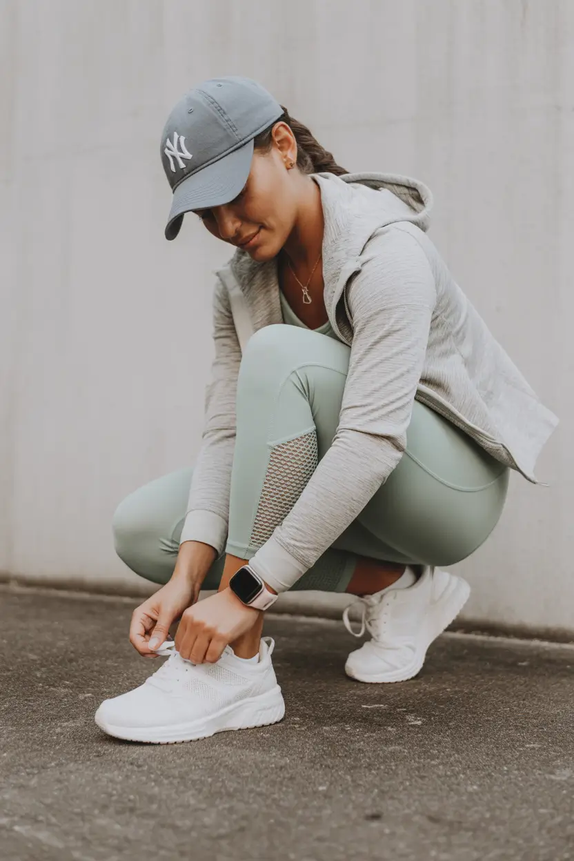 Spring workout outfits Minty Fresh Casual for Real-Life Movement