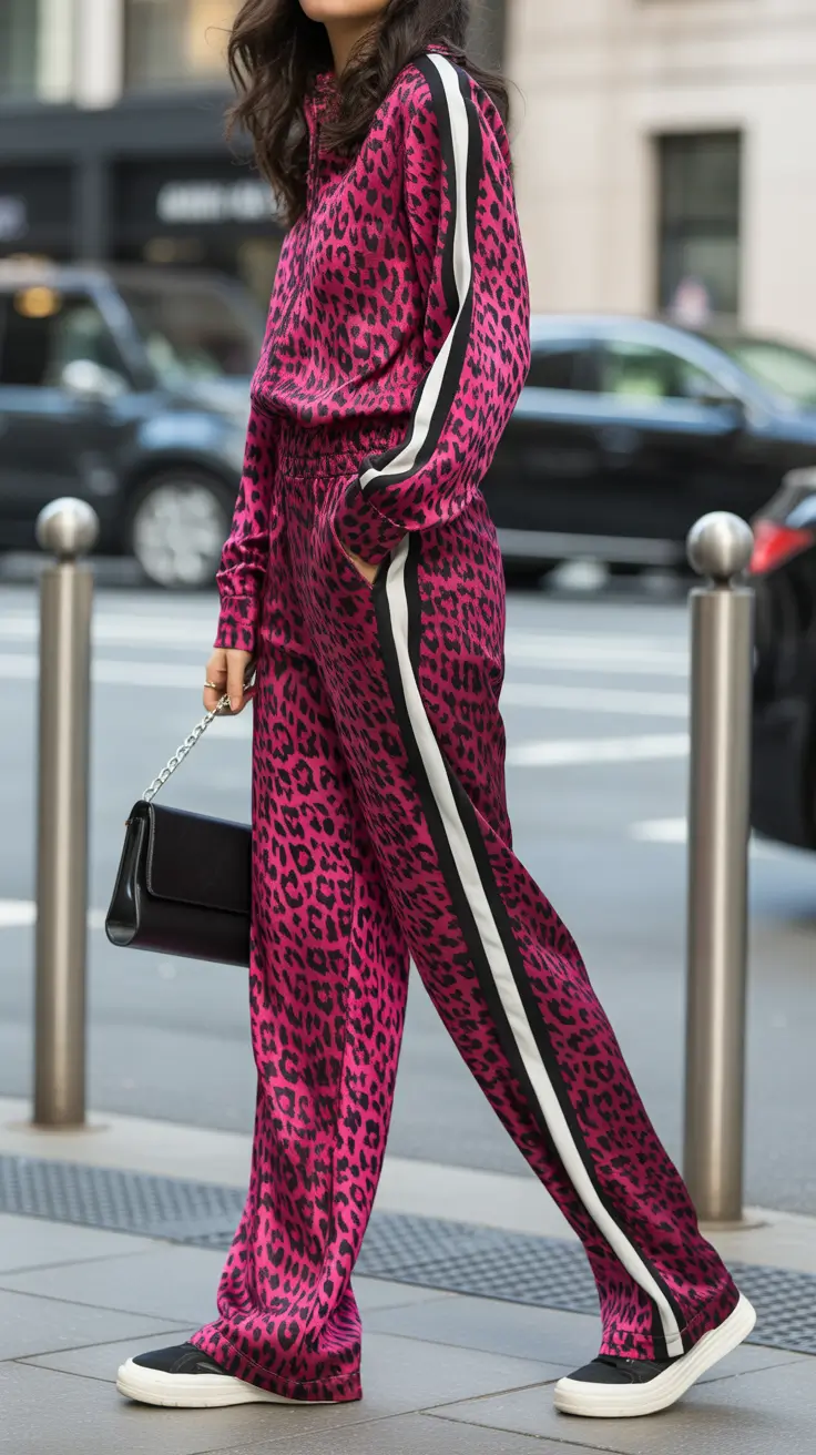 spring sport outfits for women Bold Leopard Sport Set That Redefines Sporty Chic