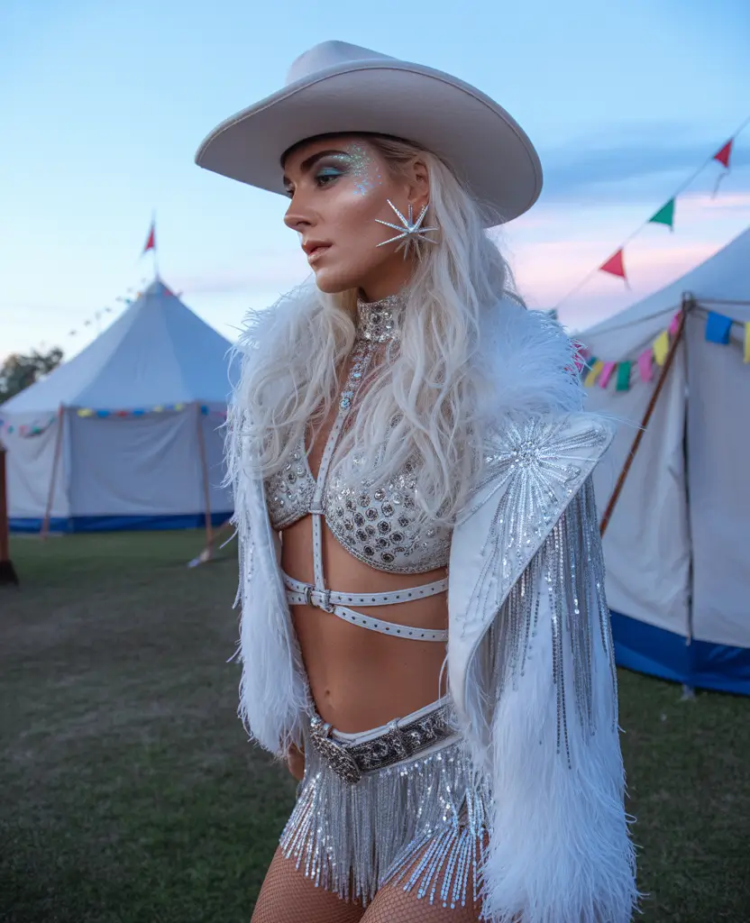 spring rave outfits White Mermaid