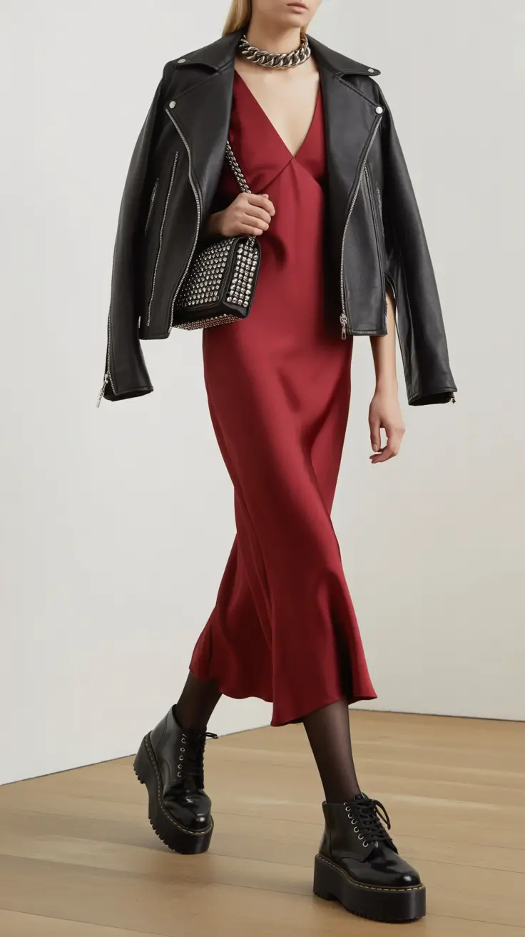 spring rave outfits Red Goth