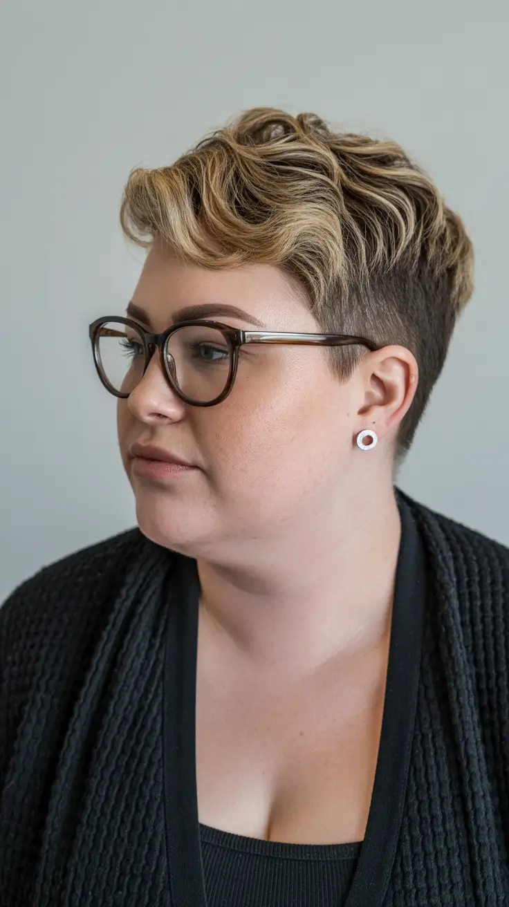 spring Haircuts for Women Over 50 Short Undercut Pixie With Soft Blonde Texture