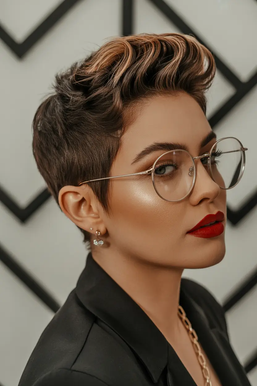 spring pixie Golden-Highlight Pixie With Modern Editorial Lift