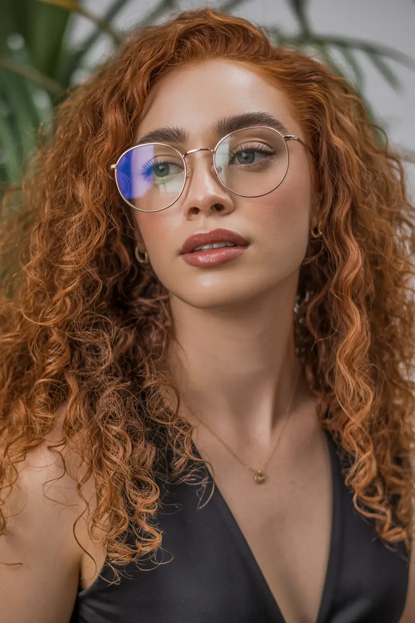 spring caramel hair color Curly Gingerbread Caramel Volume With Personality