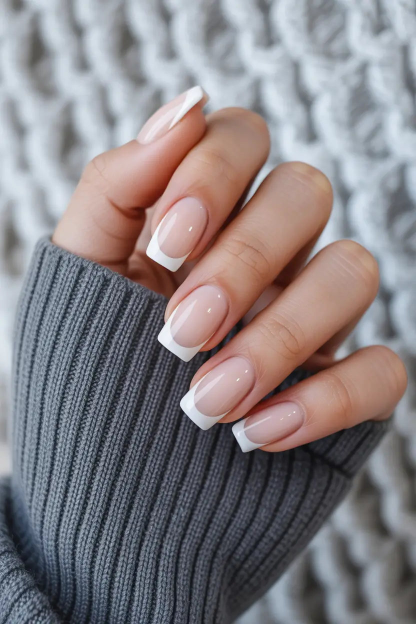 21 April nails ideas 2026 Soft French Revival For Effortless April Elegance