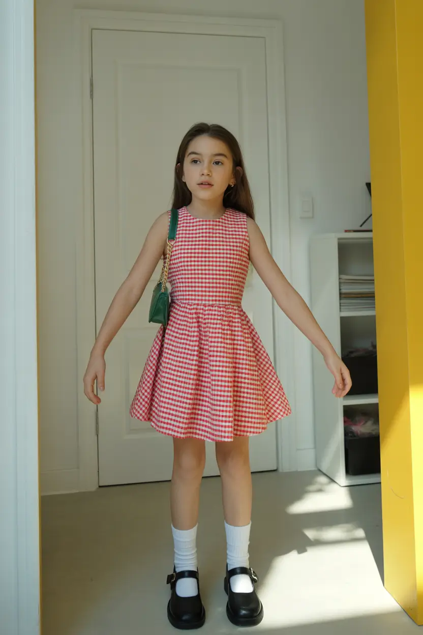 cute summer outfits for teens 2026 Red Gingham And That Bold Retro Confidence