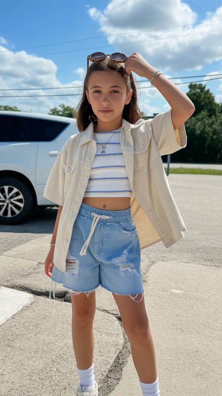 cute summer outfits for teens 2026 Sporty Layers And That Off Duty Summer Cool