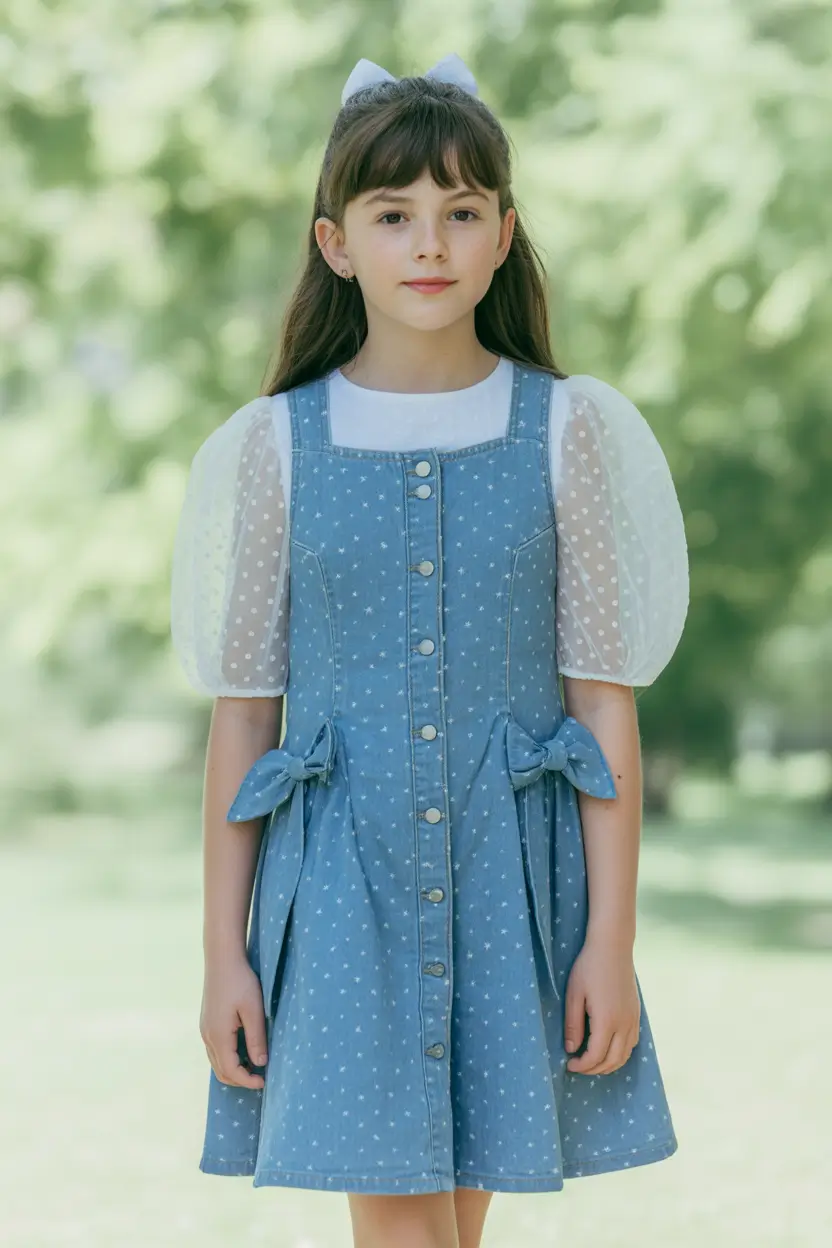cute summer outfits for teens 2026 Soft Denim Dress And That Modern Modest Elegance