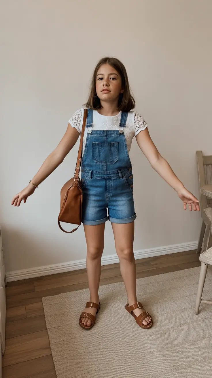 cute summer outfits for teens 2026 Denim Overalls And That Easy Throw On Summer Mood