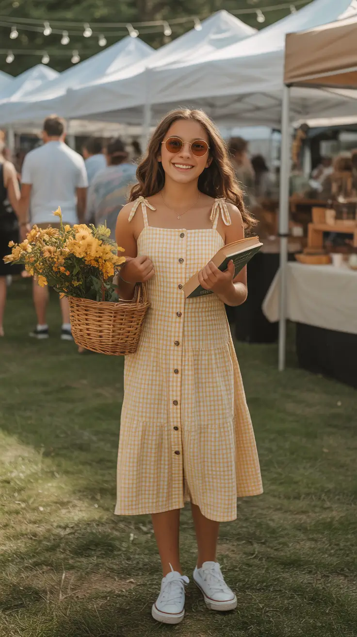 cute summer outfits for teens 2026 Sunny Market Dress And That Soft Italian Summer Glow