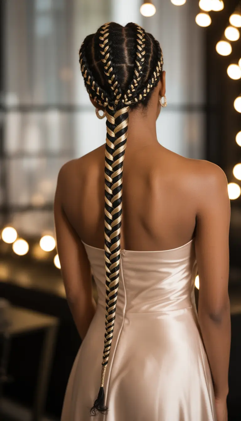 graduation hairstyles ideas 2026 Intricate Braided Graduation Style With Long Statement Braid