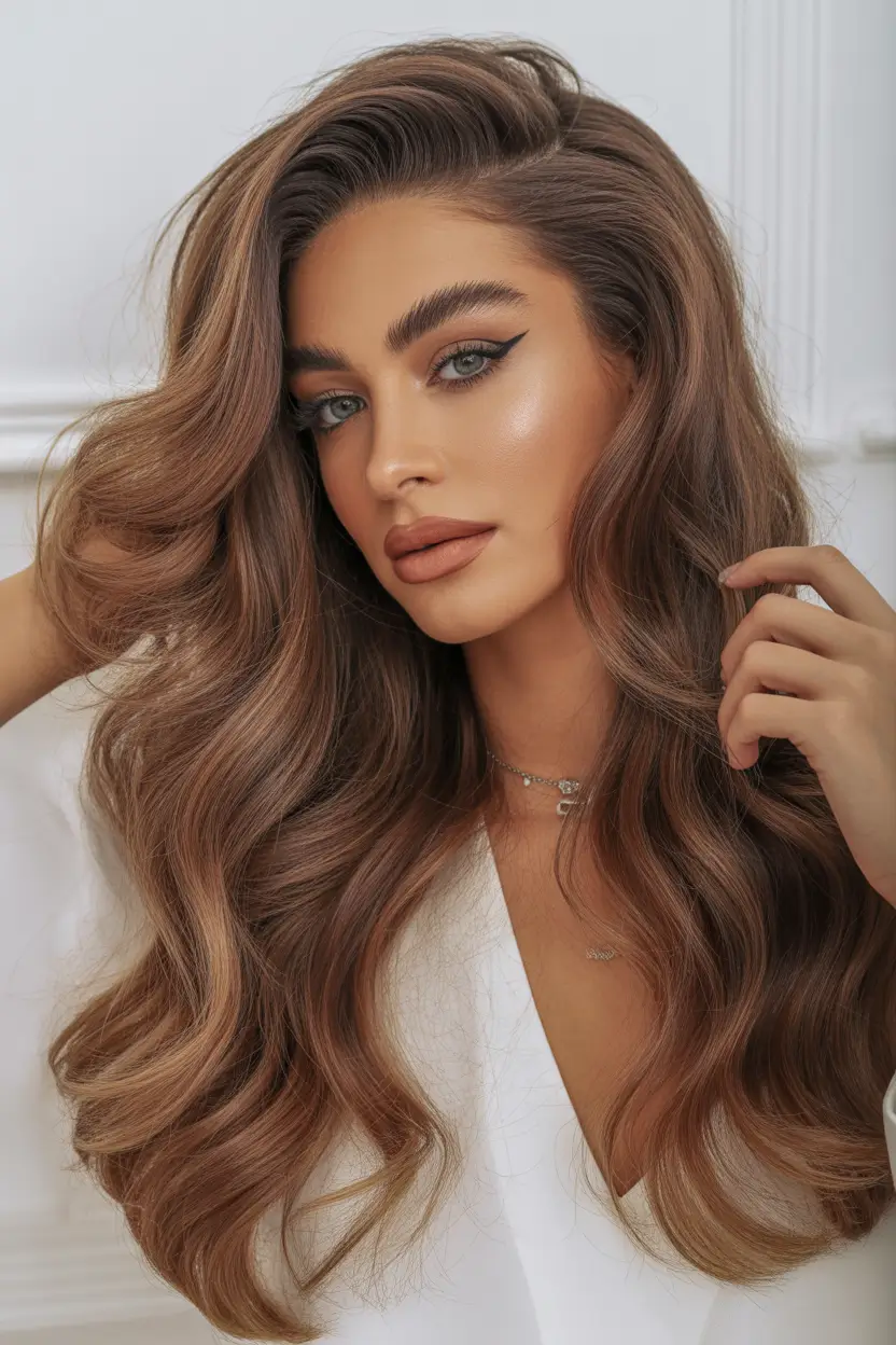 graduation hairstyles ideas 2026 Voluminous Graduation Waves With Soft Dimension