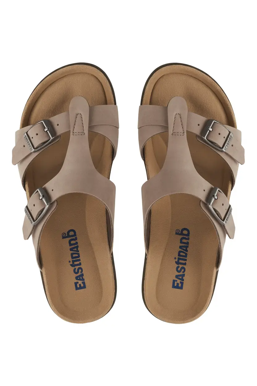 summer flip flops for women 2026 Minimal Taupe Buckles That Feel Like Everyday Luxury
