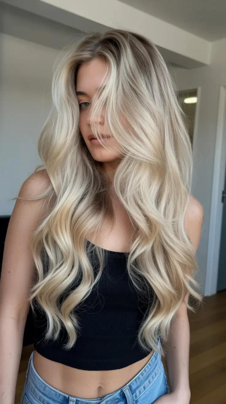 summer hair color for blondes 2026 honey Soft Honey Blonde Length With Beachy Movement